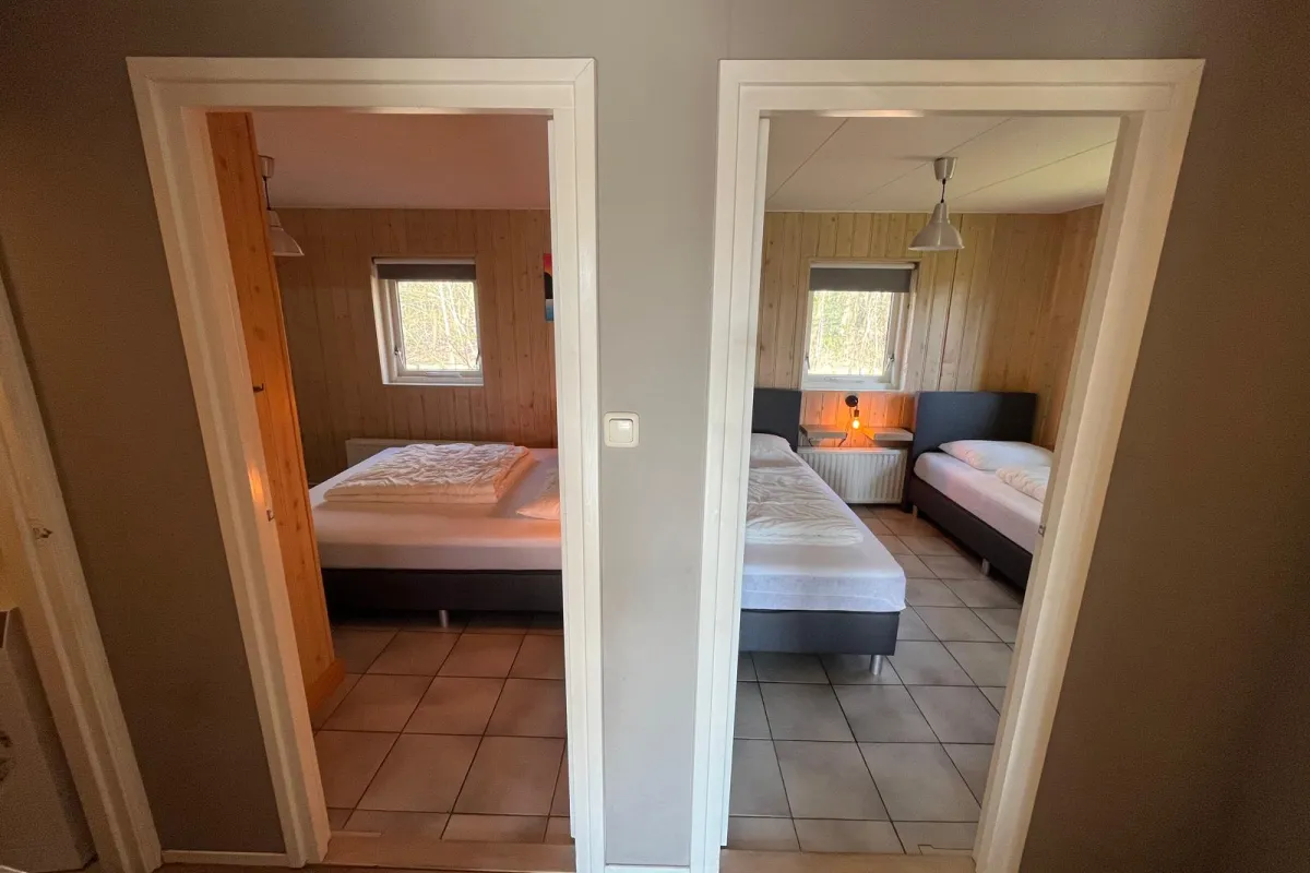 Ingang twee slaapkamers