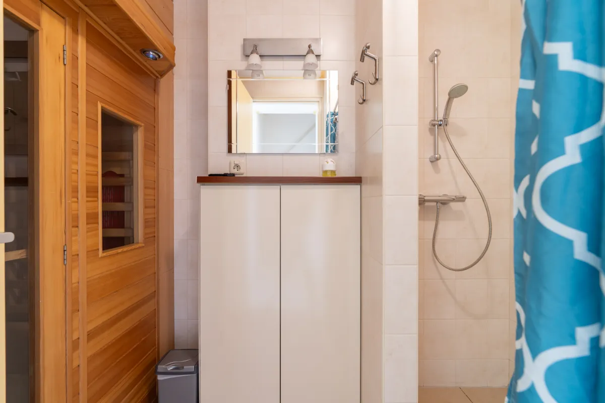 Badkamer sauna