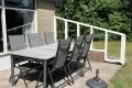 Terras met tuinset
