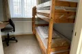 Slaapkamer met werkplek