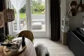 Eethoek met Airco voor koelen en verwarmen.