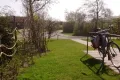 Oprit en plekje voor de fietsen